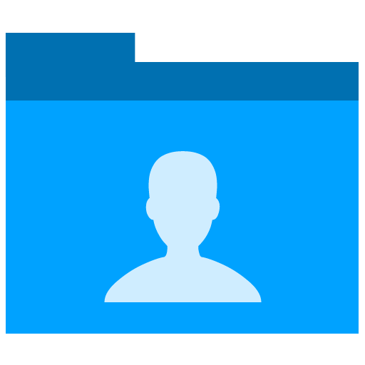 User folder icon at vectorified collection of user folder icon