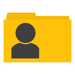 256x256 User Folder Icon Simply Styled Iconset