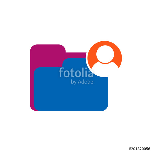 500x500 User Folder Icon Design Stock Image And Royalty Free Vector