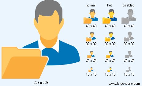 464x280 User Folder Icon Image Large Flat Icons
