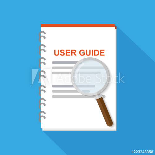 Icon User Guide Vector Flat Icon Concept Of User Manual 500x500 Icon User Guide Vector Flat Icon Concept Of User Manual