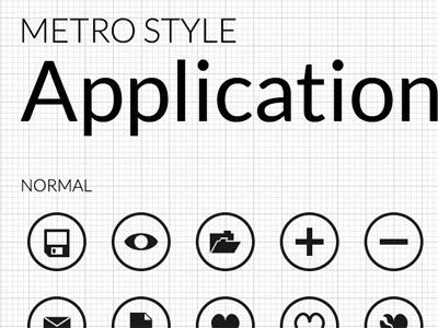 400x300 Metro Application Icons Collection