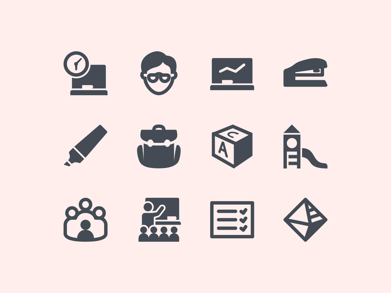 800x600 Windows Metro Education Icons