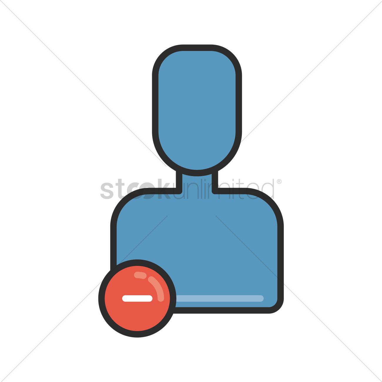 1300x1300 Remove User Icon Vector Image