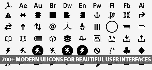 Modern Ui Icons For Beautiful User Interfaces Icons 595x275 Modern Ui Icons For Beautiful User Interfaces Icons