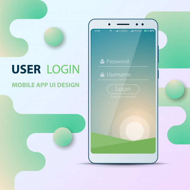 User Interface Design Smartphone Icon Login And Password Vector 626x626 User Interface Design Smartphone Icon Login And Password Vector