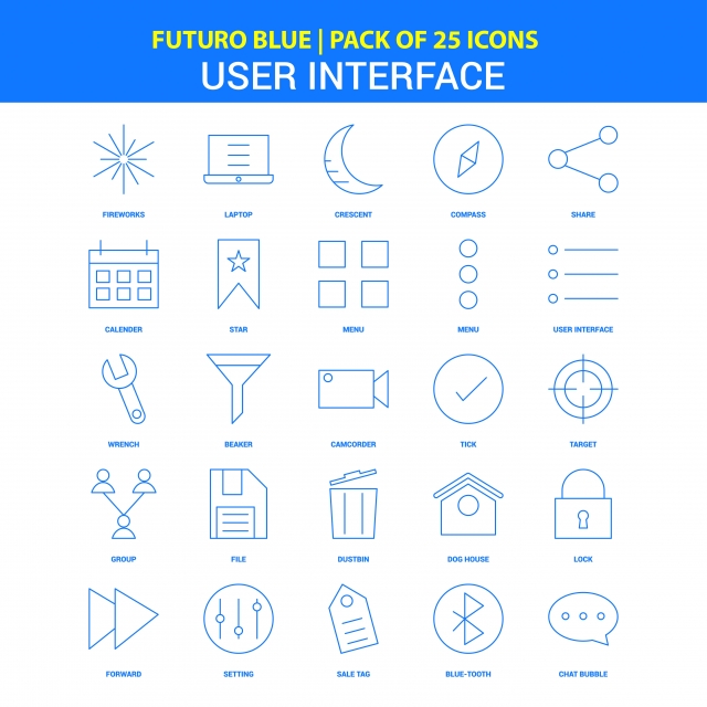 640x640 User Interface Icons Futuro Blue Icon Pack, Blue Tooth