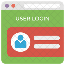 256x256 User Logn Of Flat Style