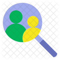 256x256 User Research Icon Of Flat Style