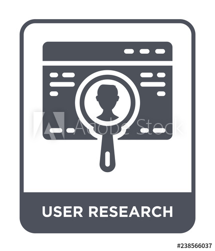 430x500 User Research Icon Vector