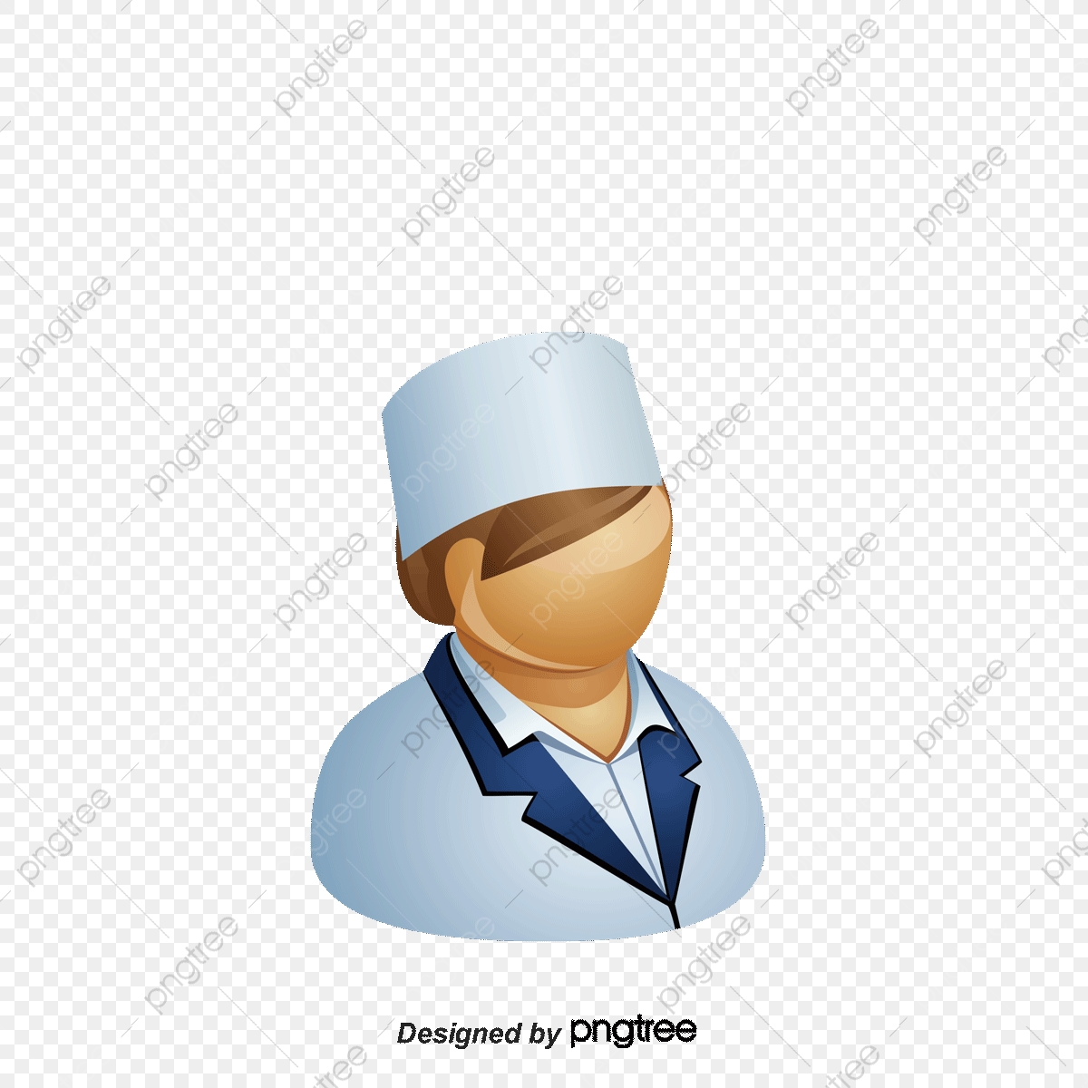 1200x1200 Practical User Role Icon Vector Material, Character, Waiter
