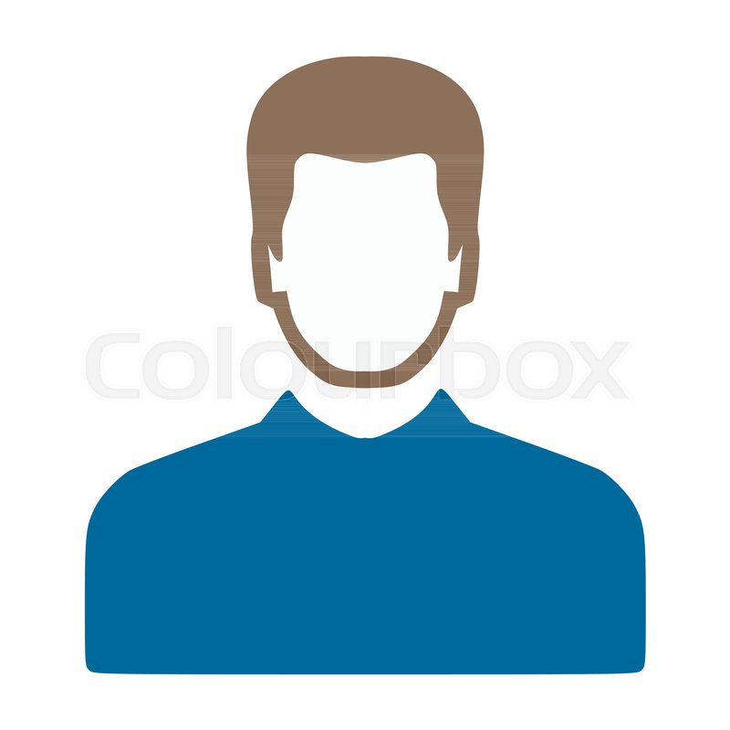 800x800 Vector User Icon, Avatar Silhouette, Stock Vector Colourbox