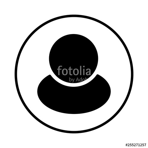 500x500 User Silhouette Isolated Icon Stock Image And Royalty Free Vector