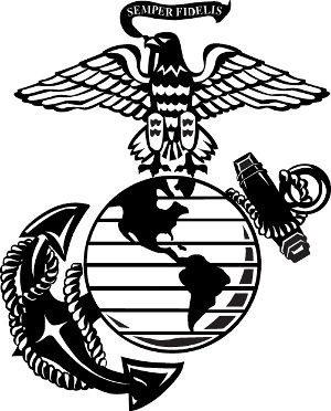 300x372 Usmc Marine Eagle, Globe Anchor Decal Decals
