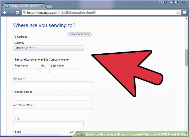 728x529 How To Prepare A Shipping Label Through Usps Print Ship
