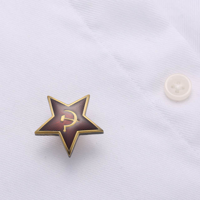 640x640 Online Shop Cccp Metal Badges Insignia A Red Star Pins Ussr Icon