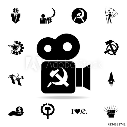 500x500 Films Of The Ussr Icon Detailed Set Of Communism And Socialism