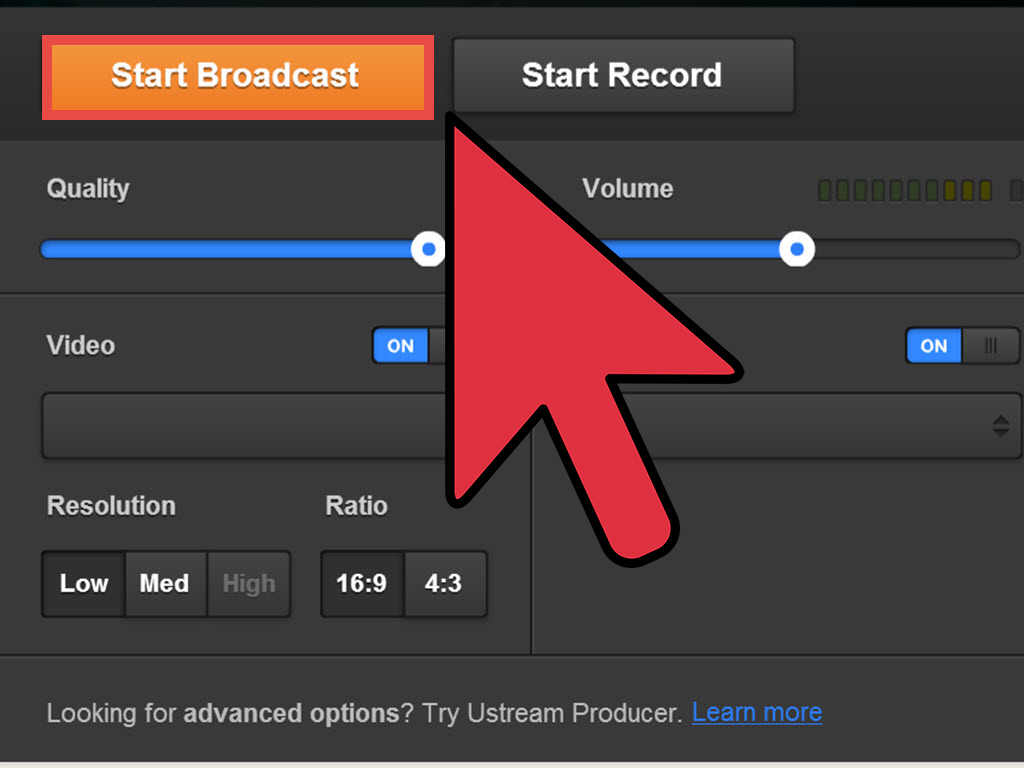 1024x768 How To Use An External Camera With Ustream Broadcast Console