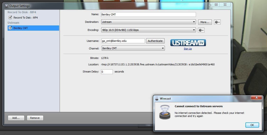 1124x568 Wirecast Won't Connect To Ustream