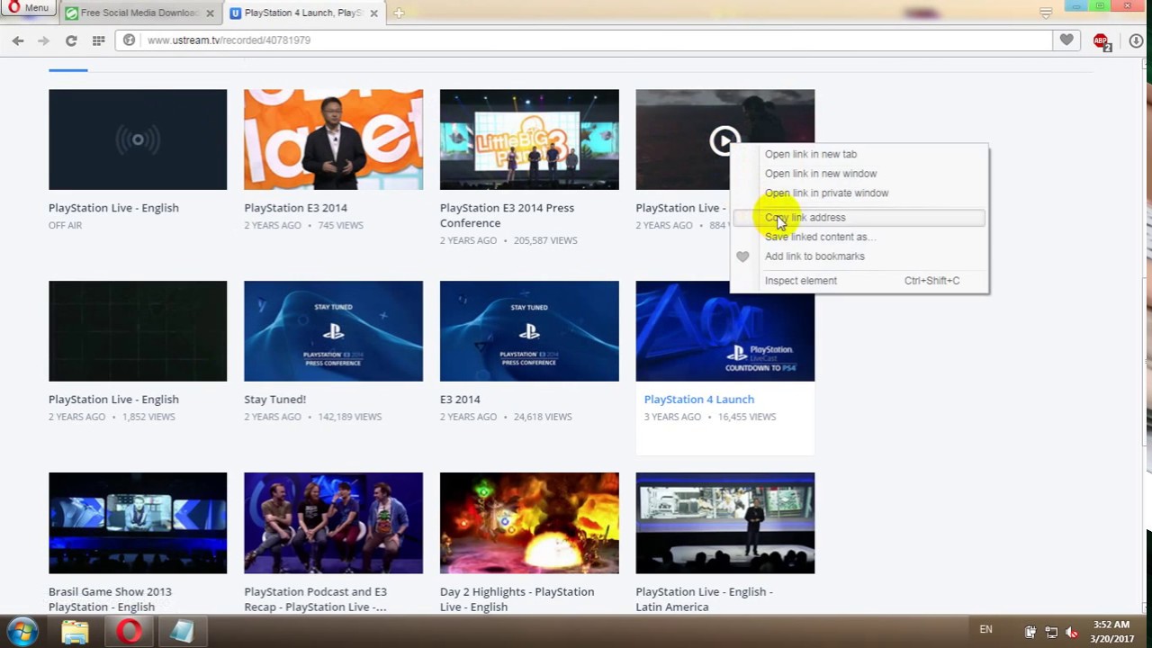 1280x720 Download Ustream Videos