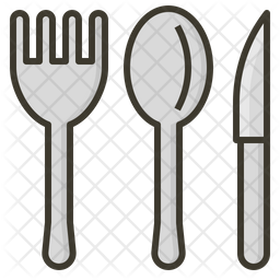 256x256 Kitchen Utensils Icon Of Colored Outline Style