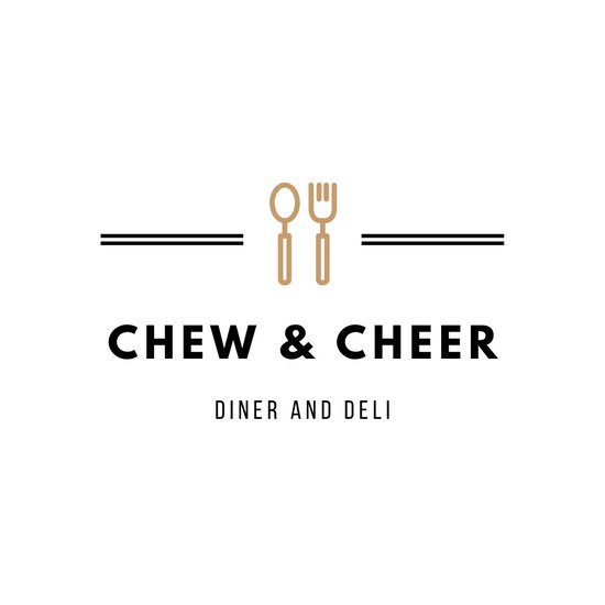 550x550 Black With Utensils Icon Restaurant Logo