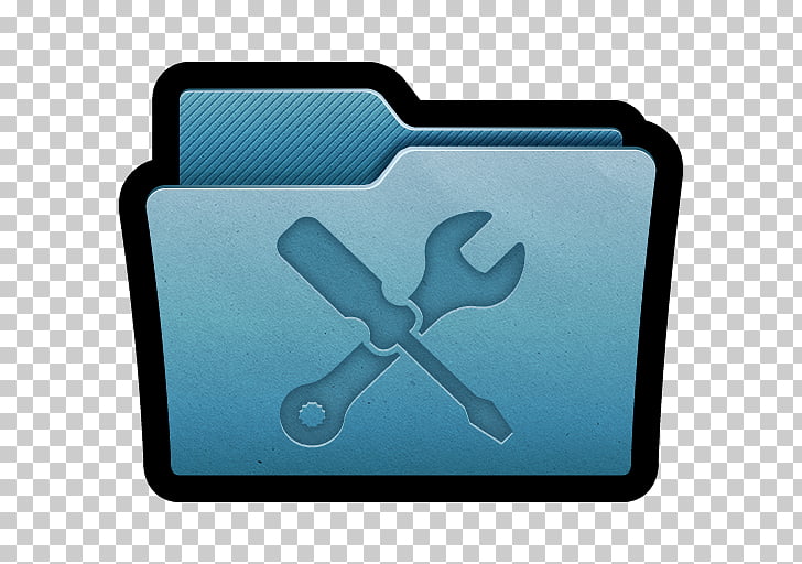728x512 Symbol Electric Blue, Folder Utilities, Settings Folder Icon Png