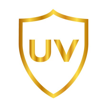 450x450 Uv Logo Set Vector Ultraviolet Icon Royalty Free Vector Graphics