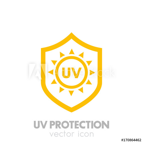 500x500 Uv Protection Vector Icon On White