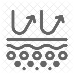 256x256 Skin Uv Protection Icon Of Line Style