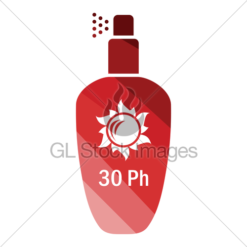 500x500 Sun Protection Spray Icon Gl Stock Images
