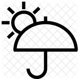 256x256 Sun Protection Icon Of Line Style