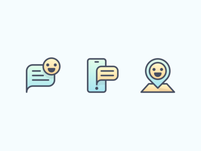 400x300 Communication Icons Line Craft Outline Linear Design Logo