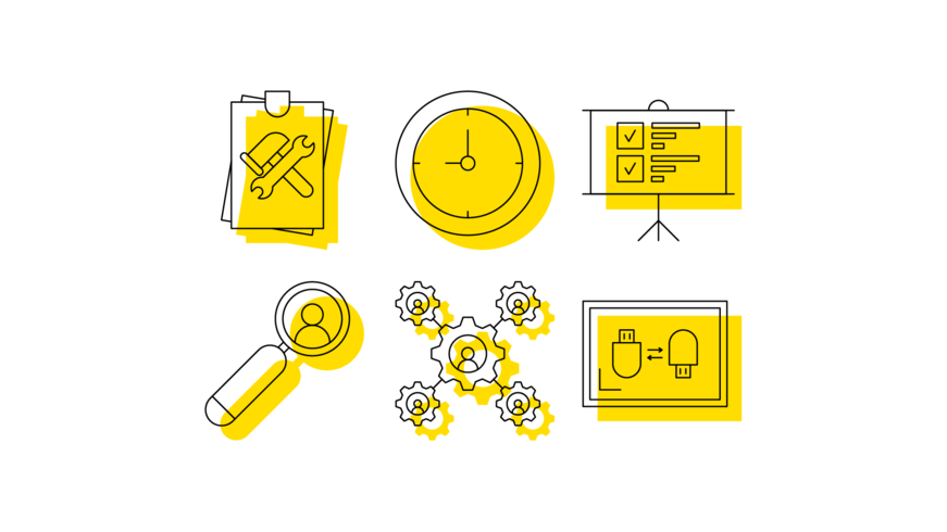 871x490 Minimalistic Outline Ux Icons Vector Pack
