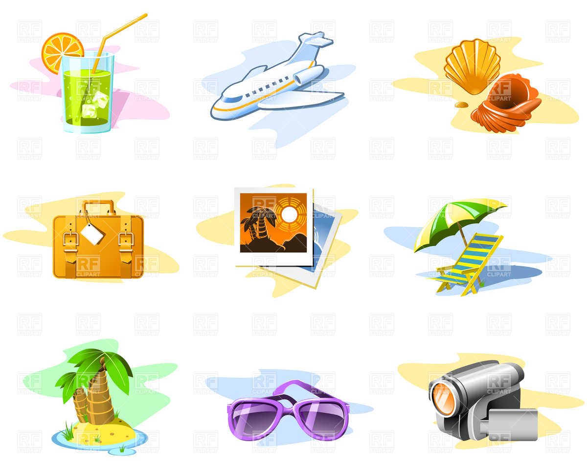 1200x960 Travel And Vacation Icons Vector Image Of Travel Good