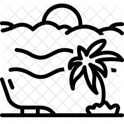 256x256 Vacation Icon Of Line Style