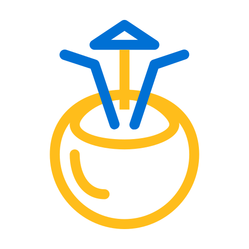 512x512 Juice, Coconut, Beach, Holiday, Sea, Vacation Icon Free Of Happy