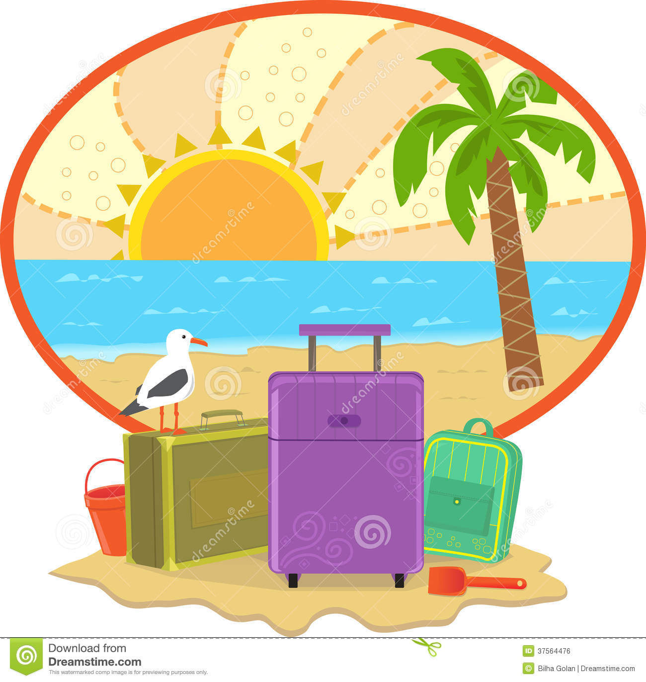 1300x1372 Lounger, Sea, Summer, Umbrella, Vacation Icon