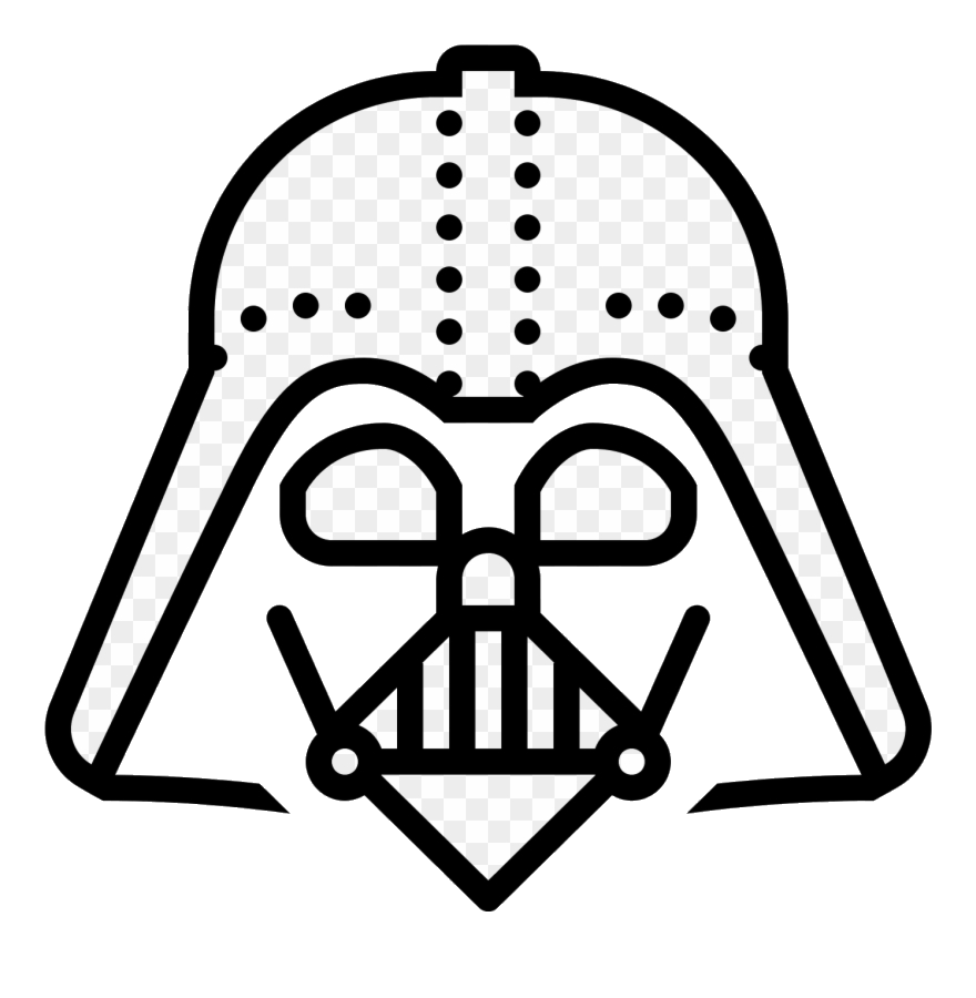880x900 Darth Vader Icon Clipart Transparent Png