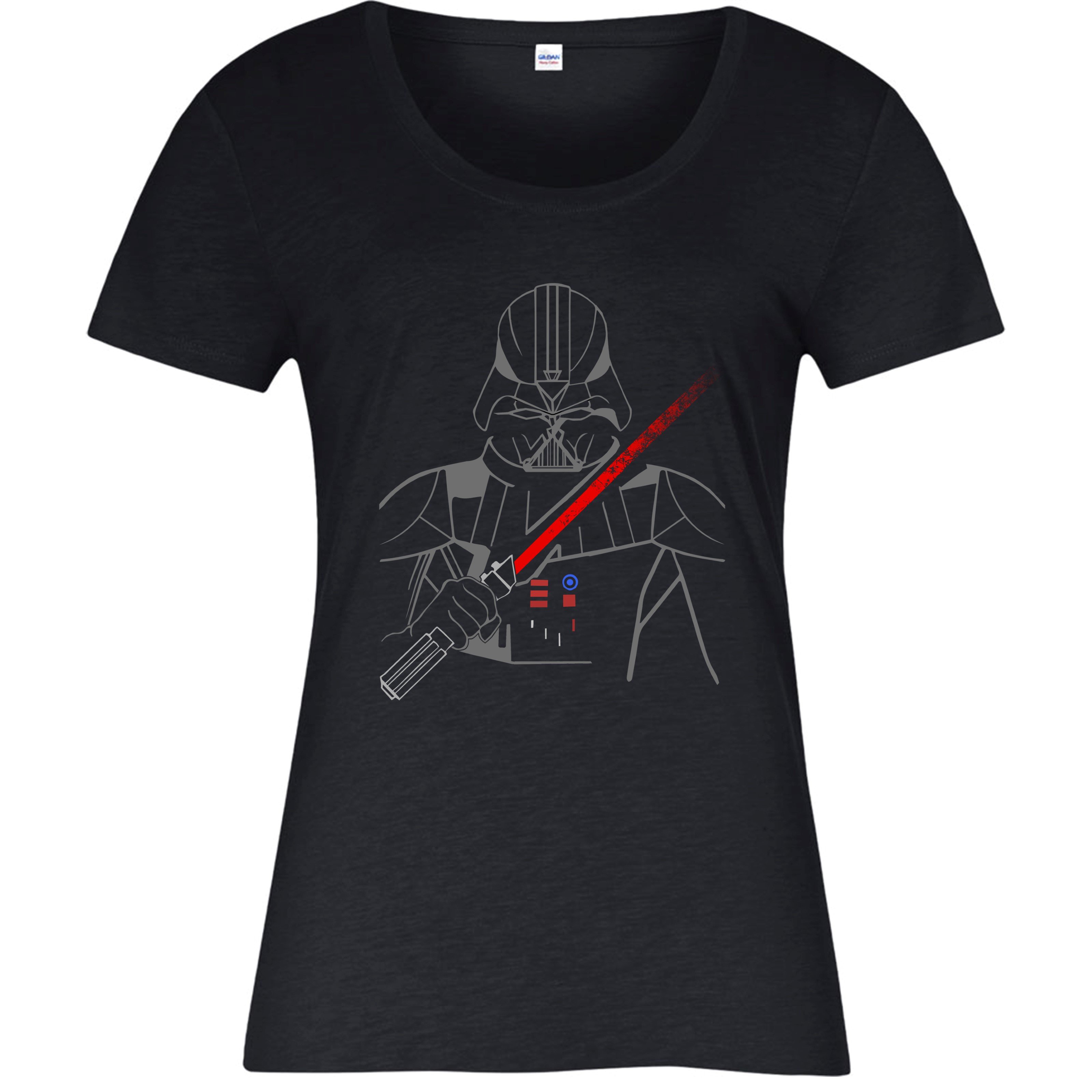 3200x3200 Darth Vader T Shirt, Star Wars Vader Icon Ladies Top Spoofytees