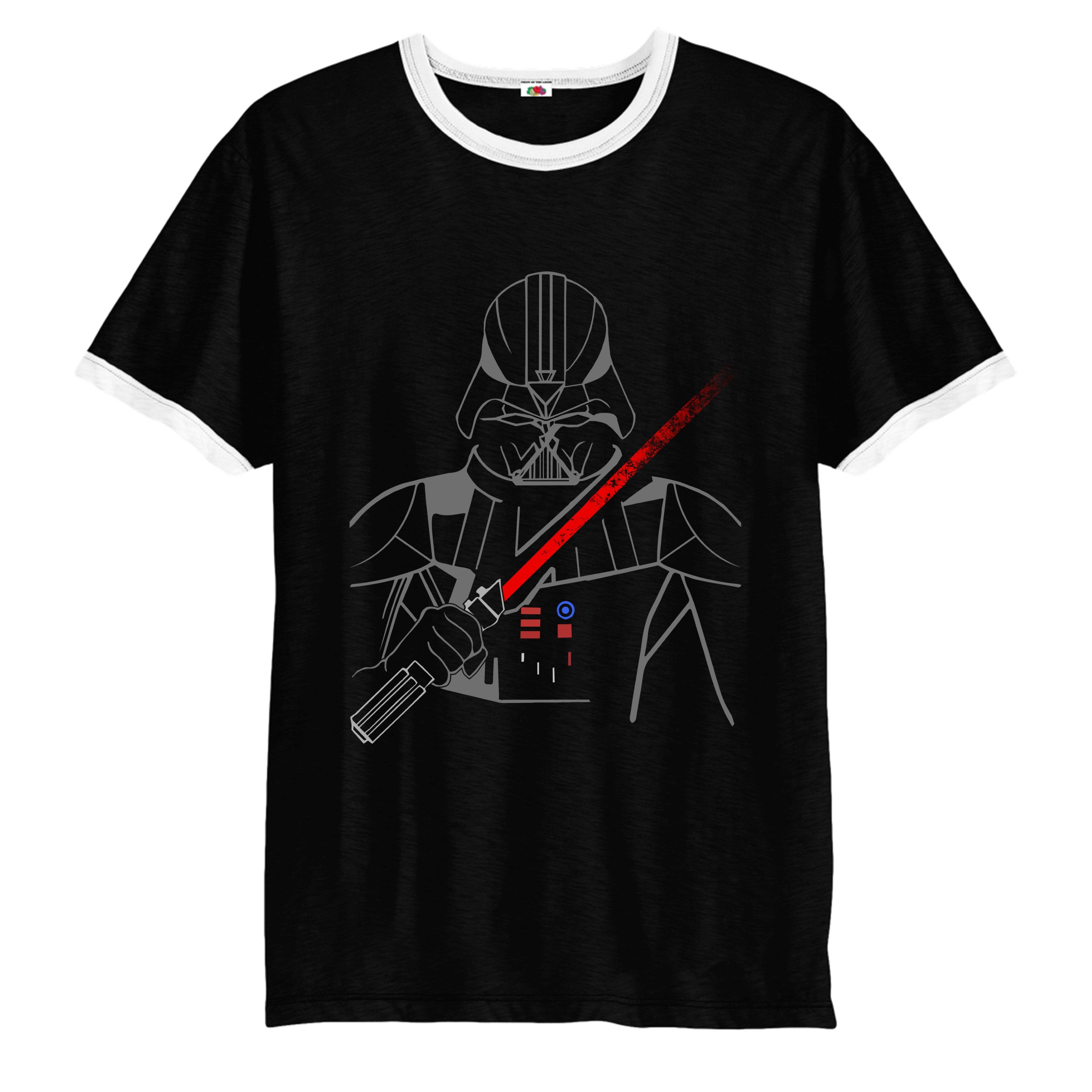 3200x3200 Darth Vader T Shirt, Star Wars Vader Icon Ringer Top Spoofytees