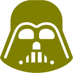 256x256 Free Olive Darth Vader Icon