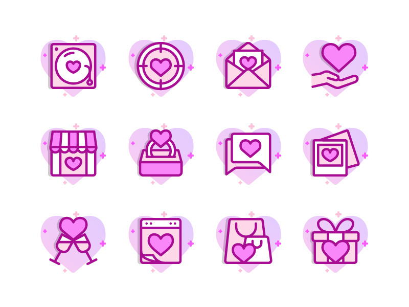 800x600 Valentine's Day Icon Set