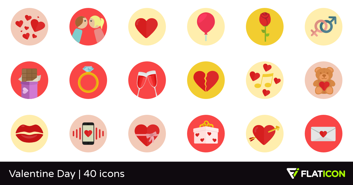1200x630 Valentine Day Free Icons