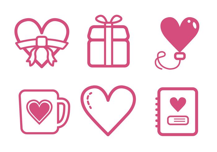 700x490 Valentine Icon Set