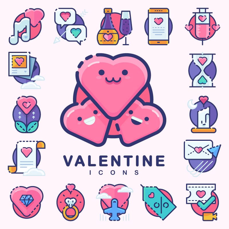 800x800 Sugar Sweet Valentine's Day Icons