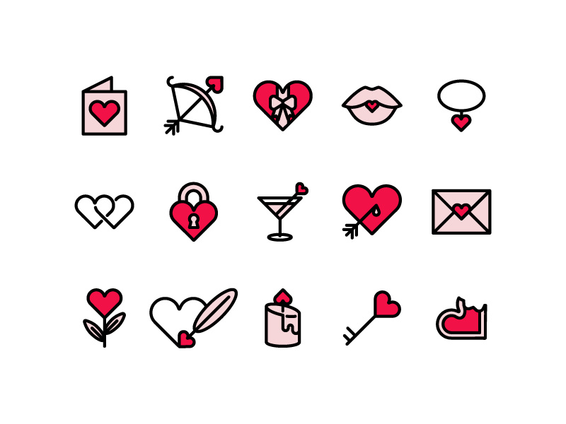 800x600 Valentine's Day Icons