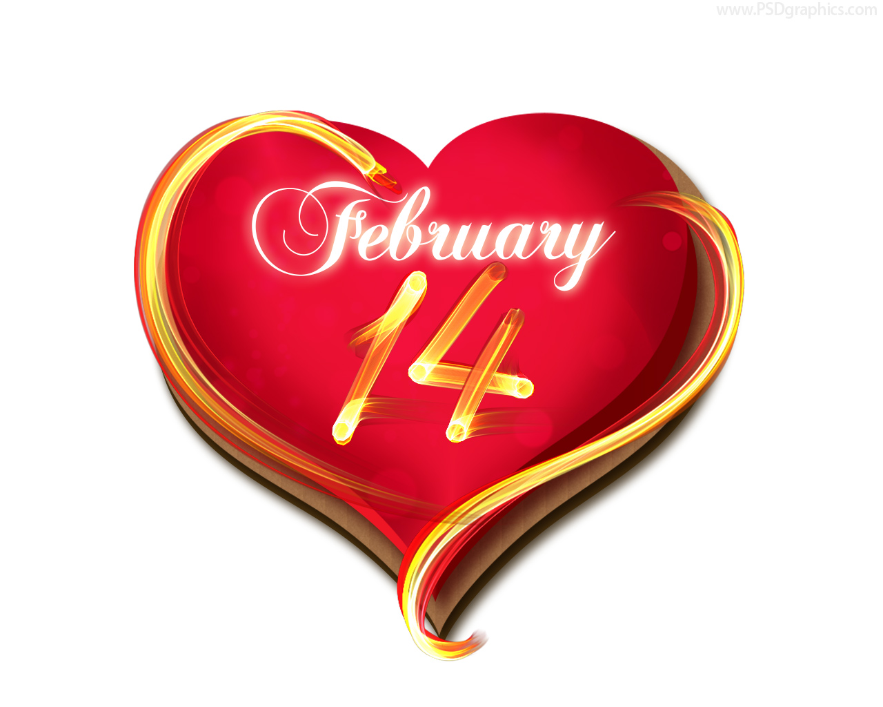 1280x1024 Valentine's Day Calendar