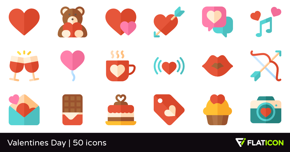 1200x630 Valentines Day Free Icons