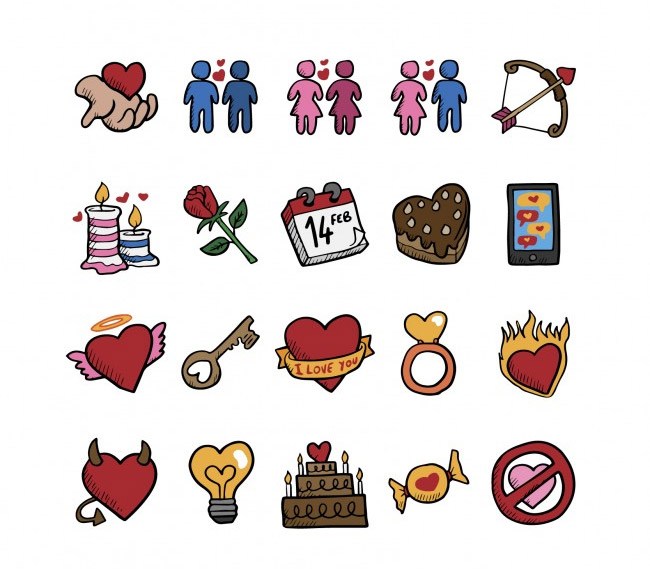 650x569 Free Cute Valentine's Day Icons Creative Nerds